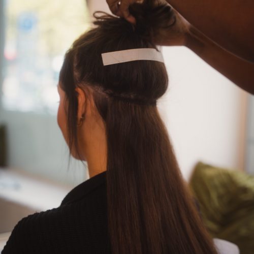 Haarverlaengerungsmethode